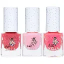 Miss Nella Nail Polish 3-Pack - Pink Glitter Attack