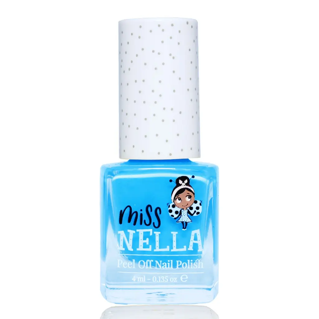 Miss Nella Kids Peel Off Odour Free Nail Polish - Mermaid Blue