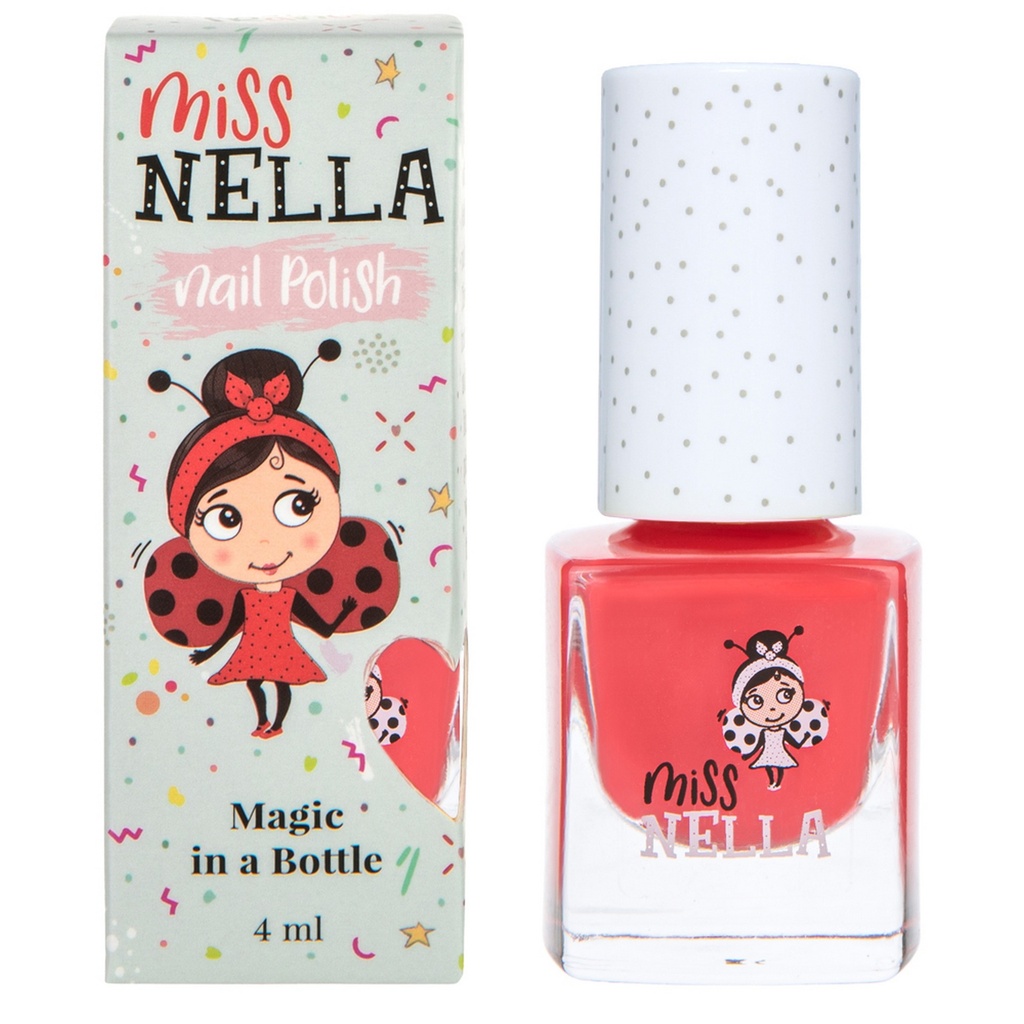 Miss Nella Kids Peel Off Odour Free Nail Polish - Cherry Macaroon