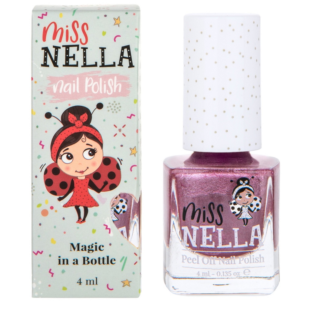 Miss Nella Kids Peel Off Odour Free Nail Polish - Diplodo-kiss
