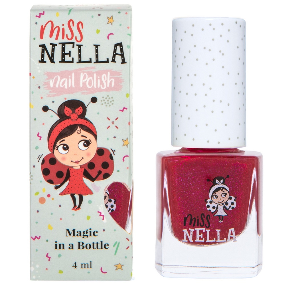 Miss Nella Kids Peel Off Odour Free Nail Polish - Jazzberry Jam