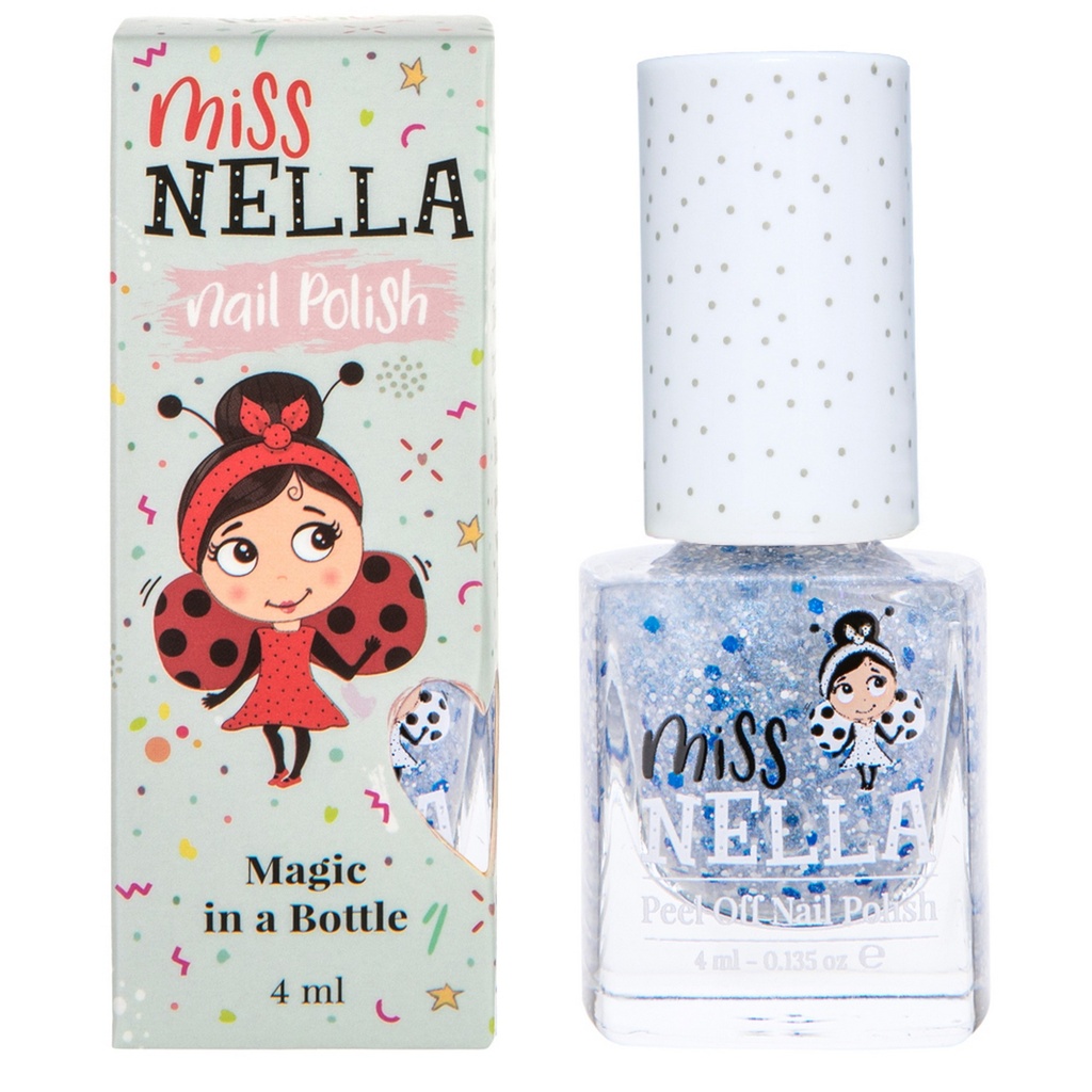 Miss Nella Kids Peel Off Odour Free Nail Polish - Midnight Magic