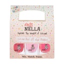 Miss Nella Nail Polish 3-Pack - Pink Glitter Attack