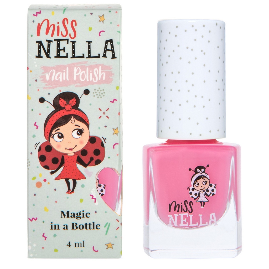 Miss Nella Kids Peel Off Odour Free Nail Polish - Pink a Boo