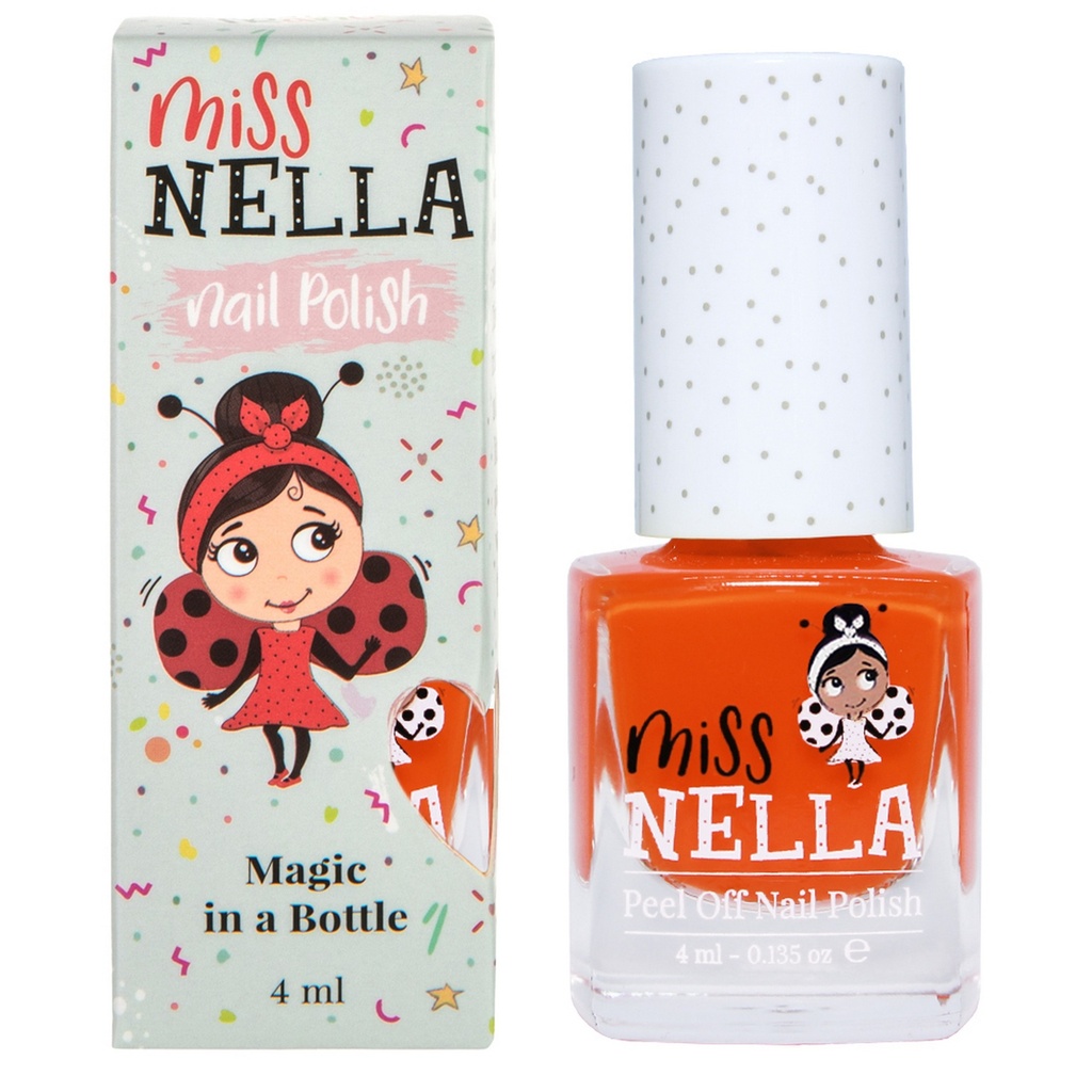 Miss Nella Kids Peel Off Odour Free Nail Polish - Poppy Fields