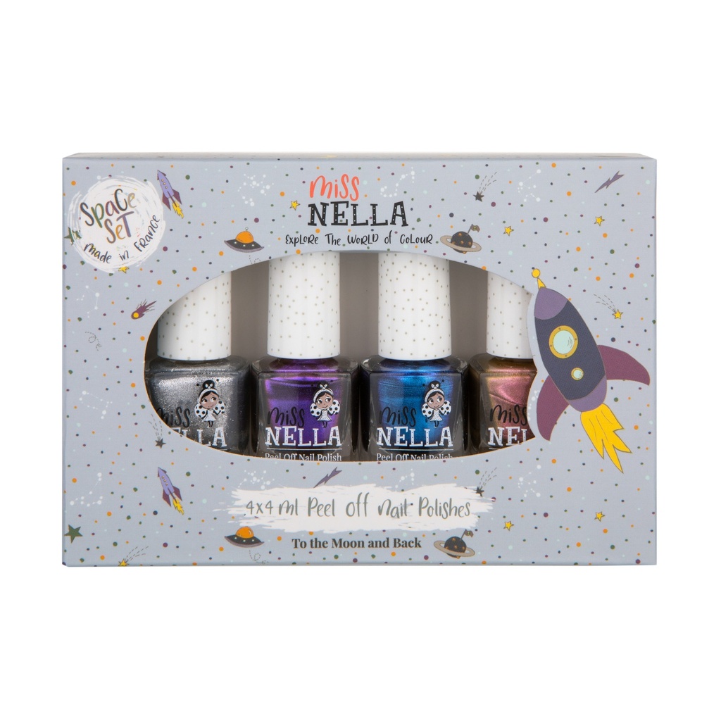 Miss Nella Nail Polish 4-pack - Space Collection