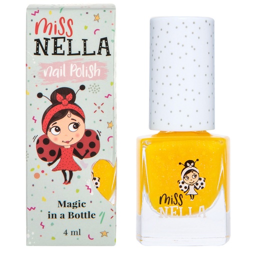 [MN-00036] Miss Nella Kids Peel Off Odour Free Nail Polish - Honey Twinkles