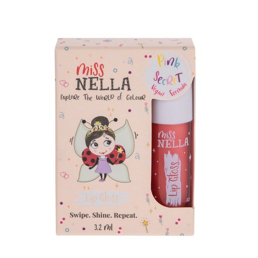 [MN-00108] Miss Nella Lip Gloss - Pink Secret