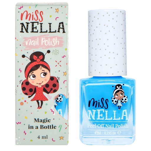 [MN-00020] Miss Nella Kids Peel Off Odour Free Nail Polish - Mermaid Blue