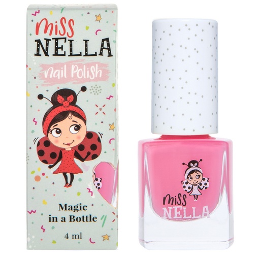 [MN-00022] Miss Nella Kids Peel Off Odour Free Nail Polish - Pink a Boo