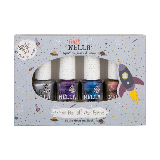 [MN-00083] Miss Nella Nail Polish 4-pack - Space Collection
