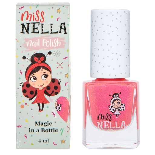 [MN-00029] Miss Nella Kids Peel Off Odour Free Nail Polish - Tickle Me Pink